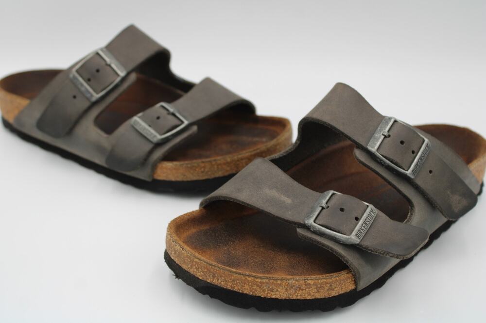 Size 36EU - Birkenstock Arizona Suede Leather Taupe
